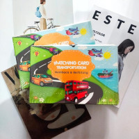 Image of Matching Card Transportation Membaca dan Berhitung