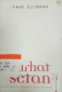 Image of Curhat setan: Karena berdosa membuat selalu bertanya