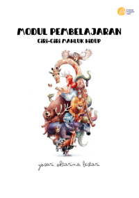 Image of Modul - Ciri-ciri Mahluk Hidup