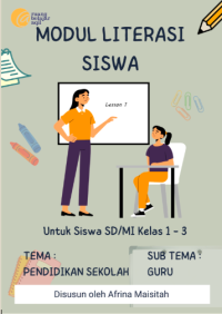 Image of Modul -  Literasi Siswa Tema Guru