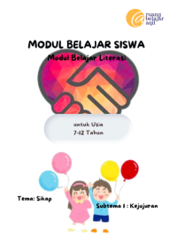 Image of Modul -  Belajar Literasi Kepribadian : Kejujuran