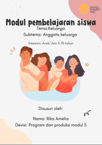 Image of Modul -  Belajar Tema Keluarga