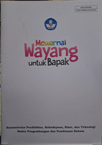 Image of Mewarnai wayang untuk Bapak